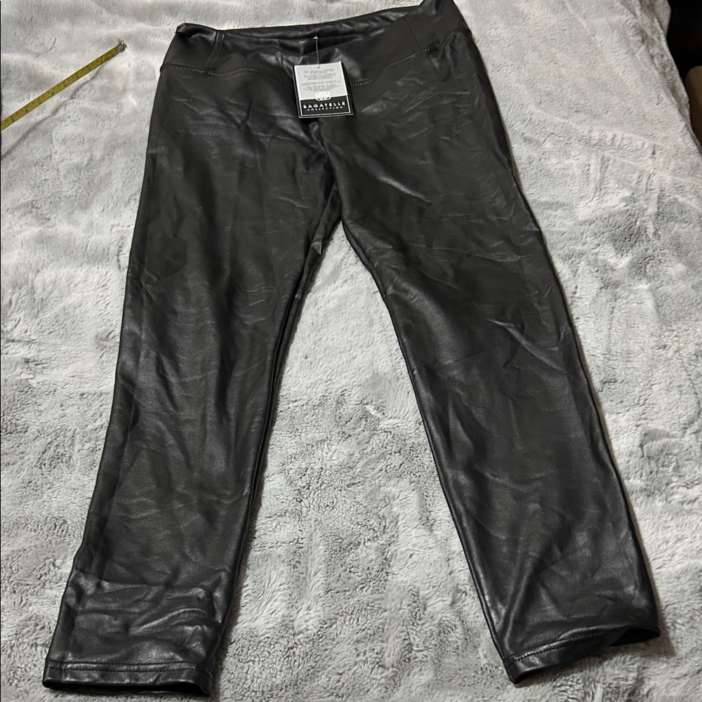 Zara Shiny Black Leggings